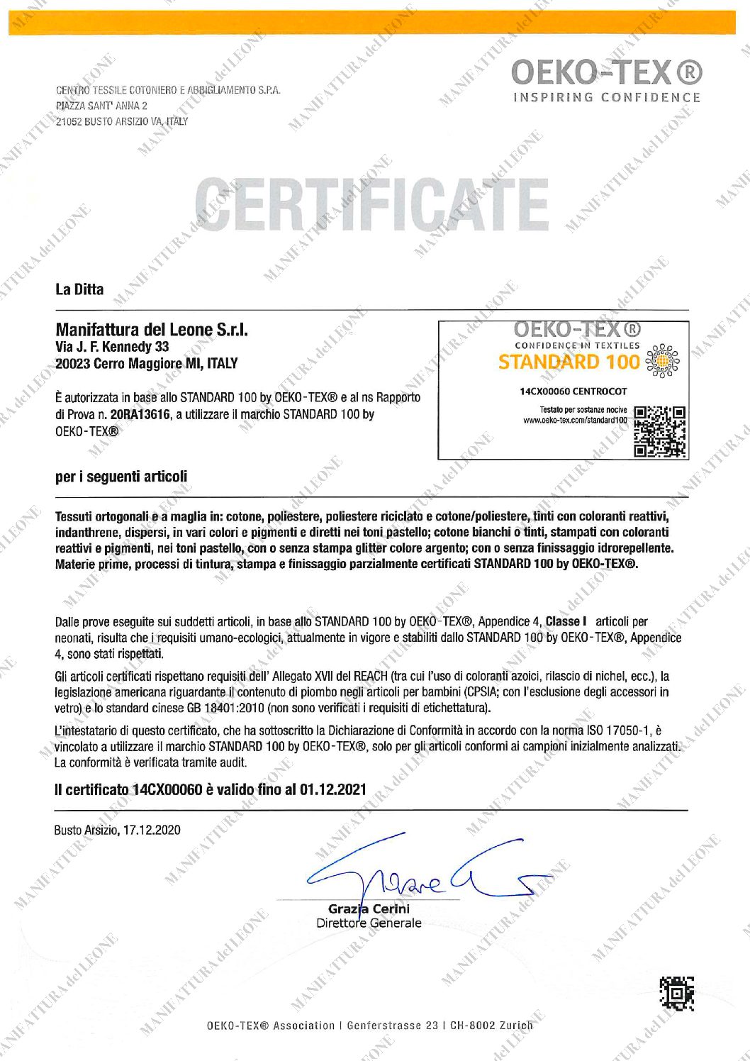 Certificato Oeko-Tex scad. 01-12-21-1_ita